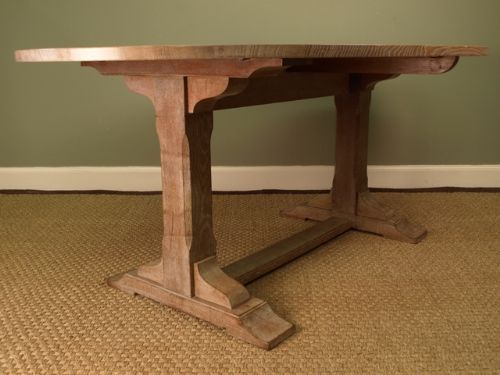 fig 1. A Large Oval Oak Dining Table