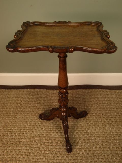 A Gillows William IV Oak Tripod Table