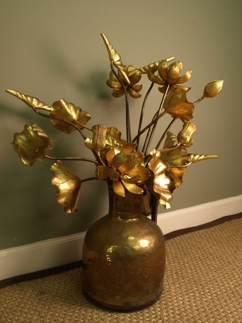 fig 1. Rare Giltwood Japanese Buddhist Altar Flowers