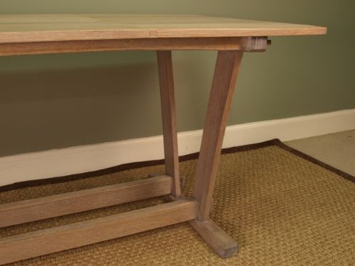 fig 2. 19th C Bleached Oak Dining Table