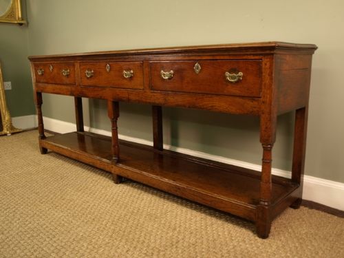 Georgian Oak Pot Board Dresser Base