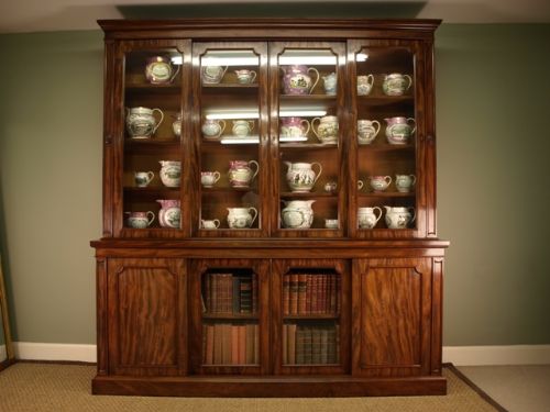 A Victorian Mahogany Library Bookcase