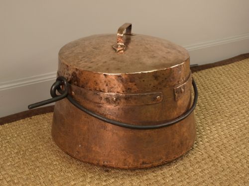 fig 1. Arts & Crafts Copper Cauldron