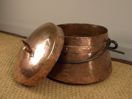 fig 2. Arts & Crafts Copper Cauldron