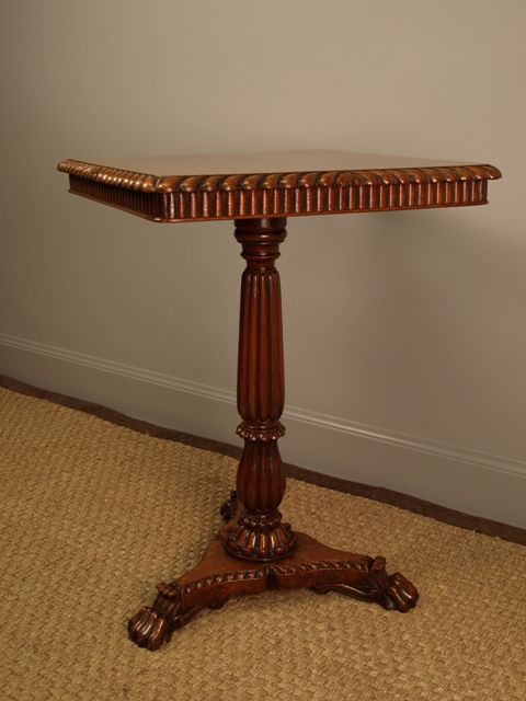 Anglo Indian Padouk Tilt Top Table