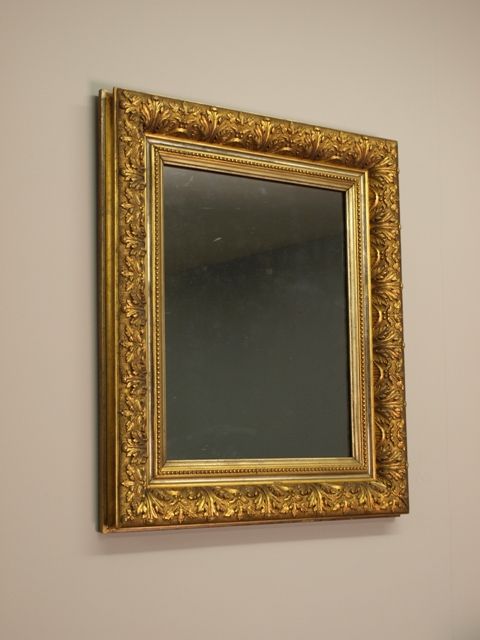 fig 1. A Small Victorian Giltwood Mirror
