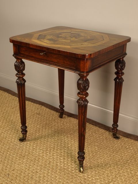 A Fine Rosewood Specimen Top Table