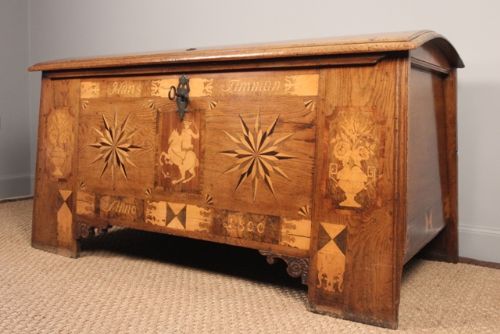 fig 1. Superb Very Large Dutch Oak Chest