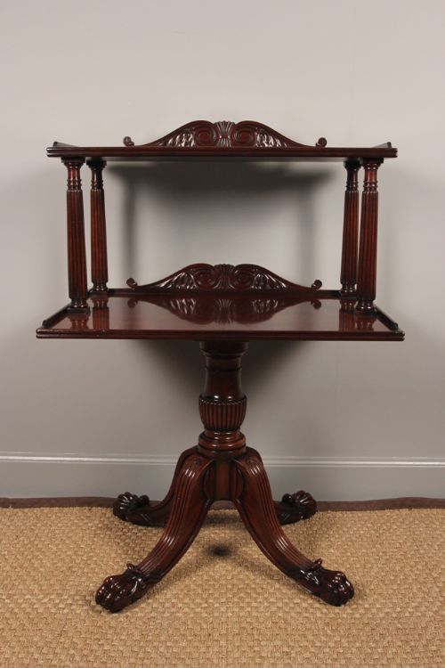 A Superb Mahogany Irish Dumb Waiter