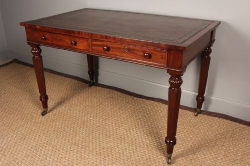 fig 1. A William IV Mahogany Library Table