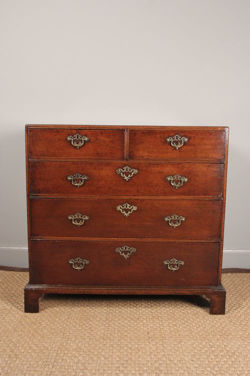 fig 1. 18th C. Oak Country House Chest of Drawers