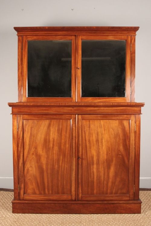 19th Century Mahogany Side Cabinet/bookcase C. 1860