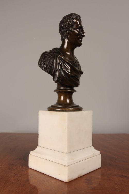 fig 1. Bronze Bust - Duke of Wellington