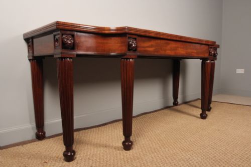 fig 1. A Large Regency Mahogany Serving Table