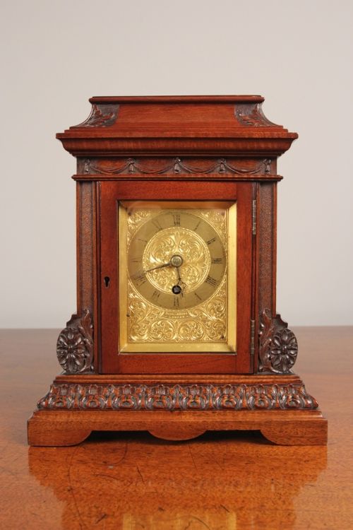 A Small English Library Bracket Clock