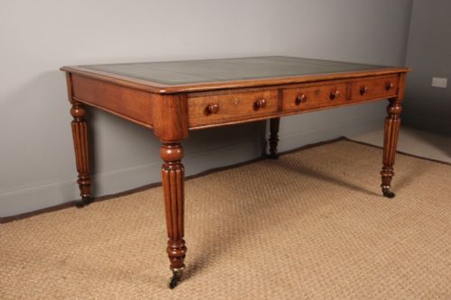 fig 2. A Victorian Light Oak Library Table