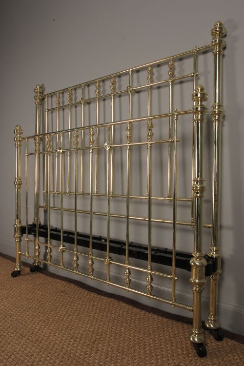 fig 2. A Superb Hoskins & Sewell Brass King Size Bed