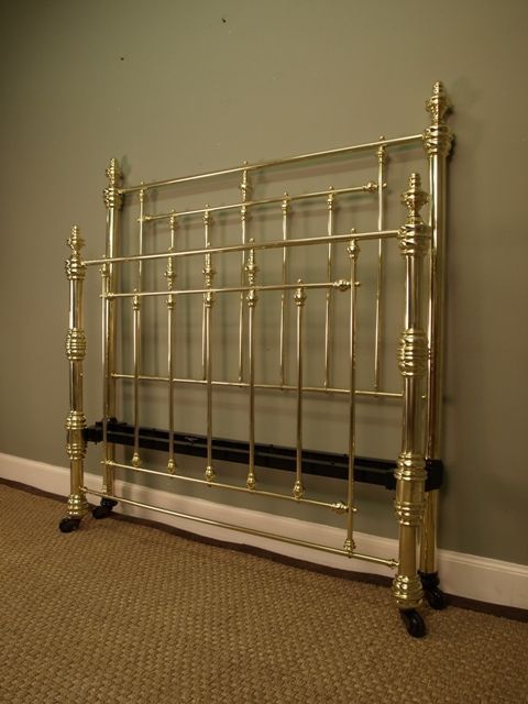 fig 1. Superb Victorian Brass Bed 4ft6 (double)