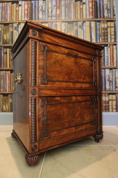 George IV Mahogany Cellarette. C.1825