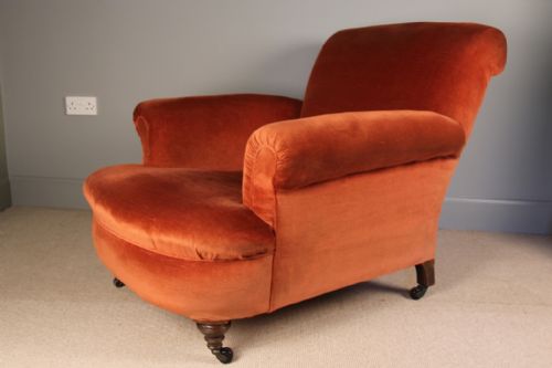 A Very Large 19th C. Easy Chair