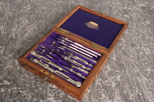 fig 1. 19th C. Mathematical Set - W H Harling