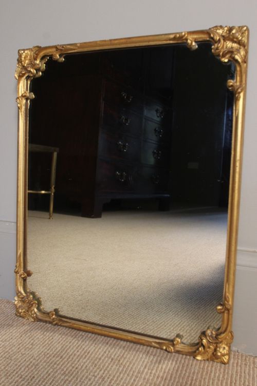 Pretty Victorian Little Gilt Mirror