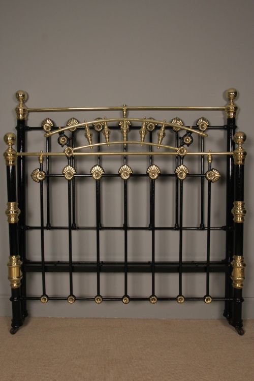 Superb Victorian Brass & Iron Bed (Double)