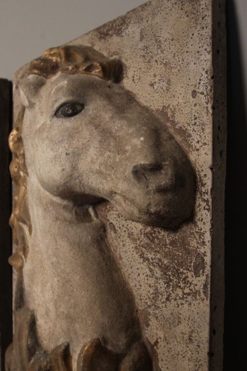 A Pair of Horse Plaques