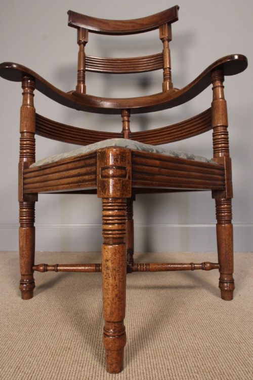 A George III Country House Corner Chair