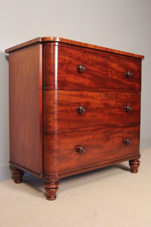 A Large 19th C Mahogany Chest of Drawers