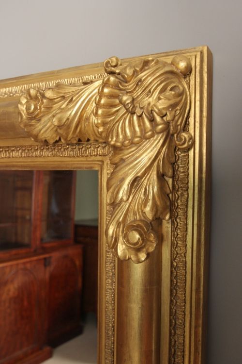 fig 2. Superb Large George IV Giltwood Overmantle Mirror