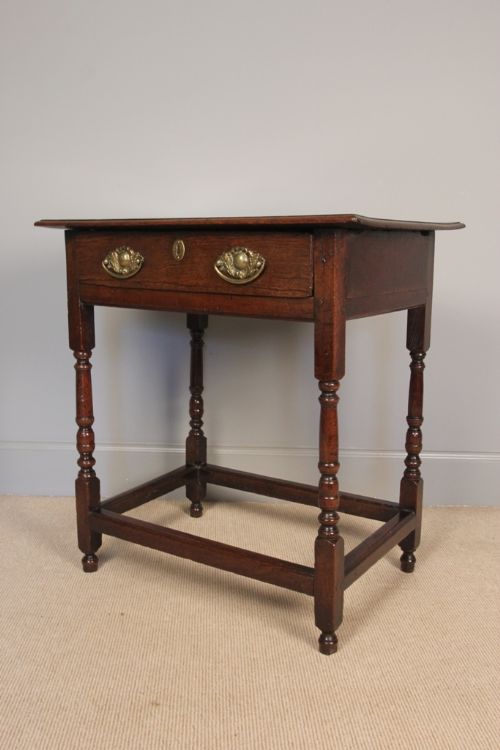 18th Oak Lowboy Table