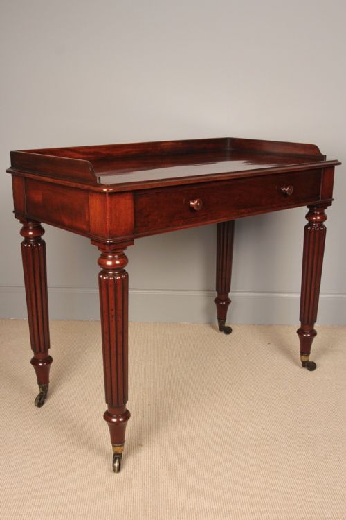 A William IV Mahogany Side Table