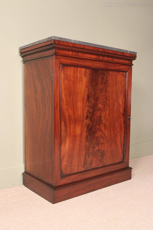 19th C Mahogany Dwarf Cabinet