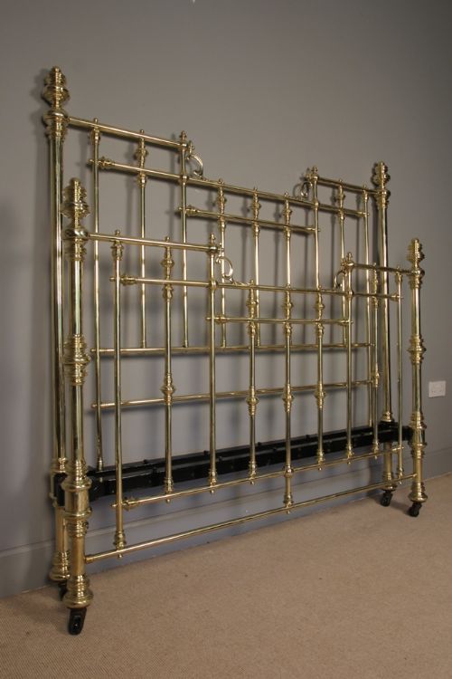 fig 2. A Fine Hoskins & Sewell Kingsize Brass Bed 5ft