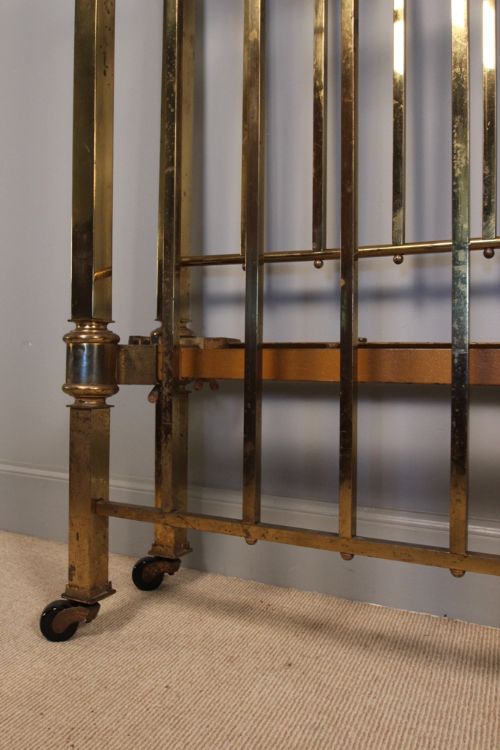 fig 2. A Pair of American Twin Brass Beds 
