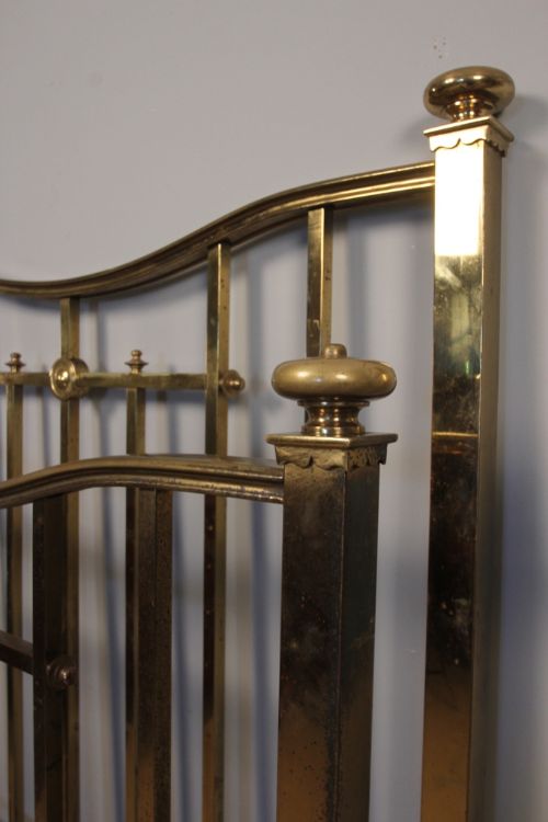 fig 3. A Pair of American Twin Brass Beds 