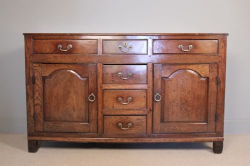18th C. Small Welsh Oak Dresser Base