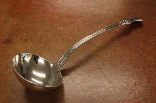 A Solid Silver Large Ladle
