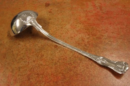 fig 1. A Solid Silver Large Ladle