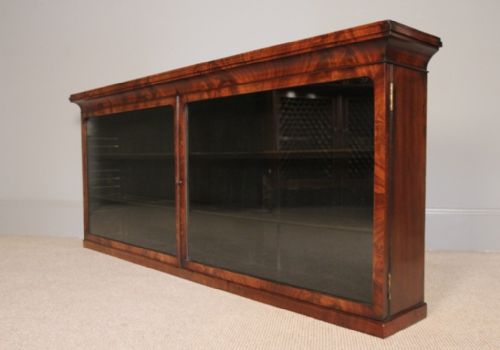 fig 1. Rare - Georgian Mahogany Wall Cupboard