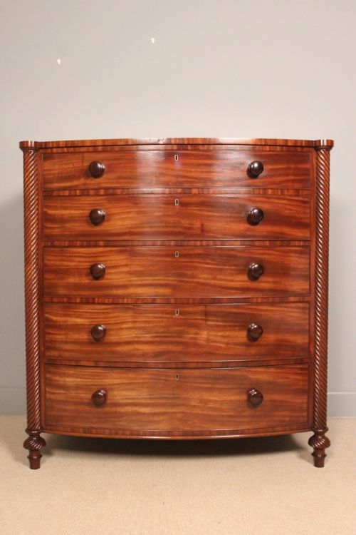 Large Mahogany Country House Chest of Drawers