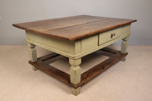 French Solid Oak Coffee Table