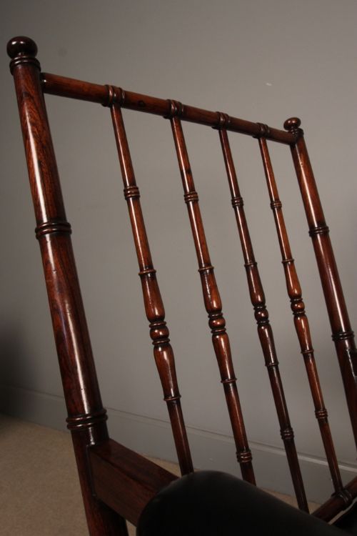 fig 2. Superb Gillows Rosewood Library Chair