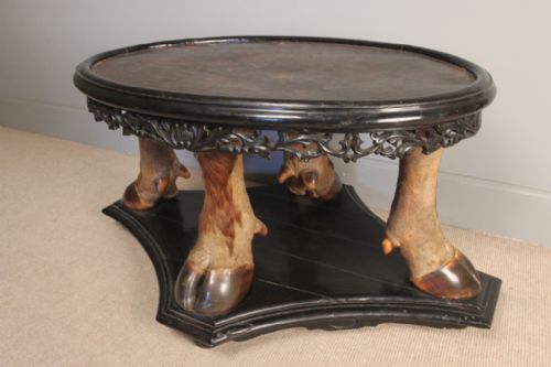 fig 4. Anglo Indian Ebony Coffee Table