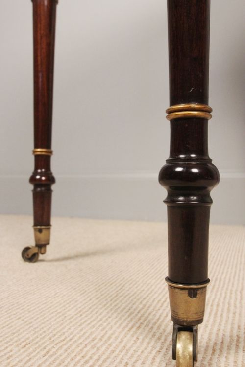 fig 3. A Regency Rosewood & Parcel Gilded Writing Table