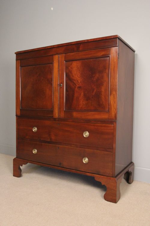 George III Mahogany Side Cabinet