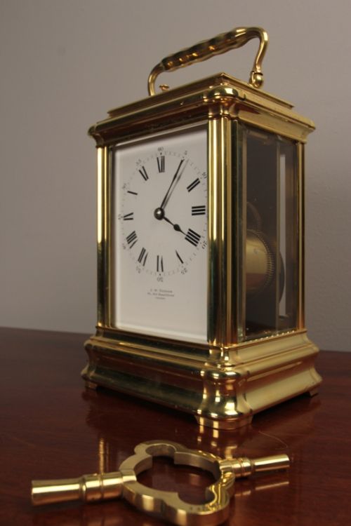 A Fine Giant Gorge Cased Carriage Clock