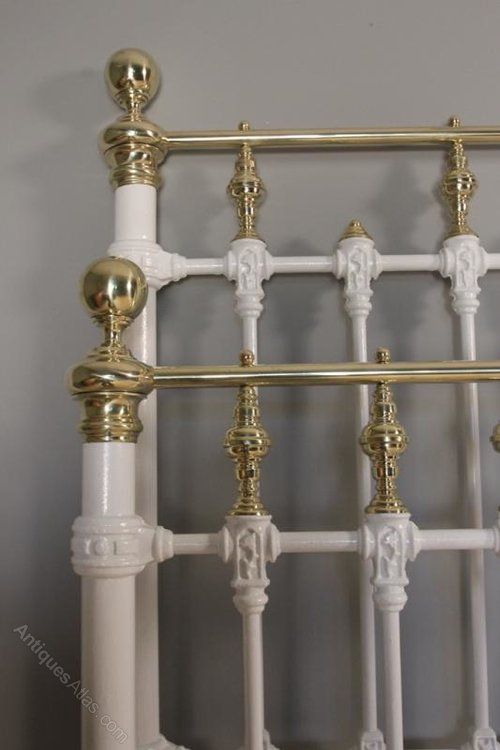fig 4. Classic Victorian Brass & Iron Double (4ft6) Bed