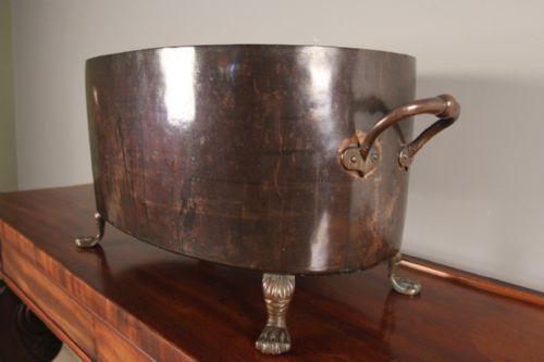 fig 1. 19th C Large Copper Wine Cooler
